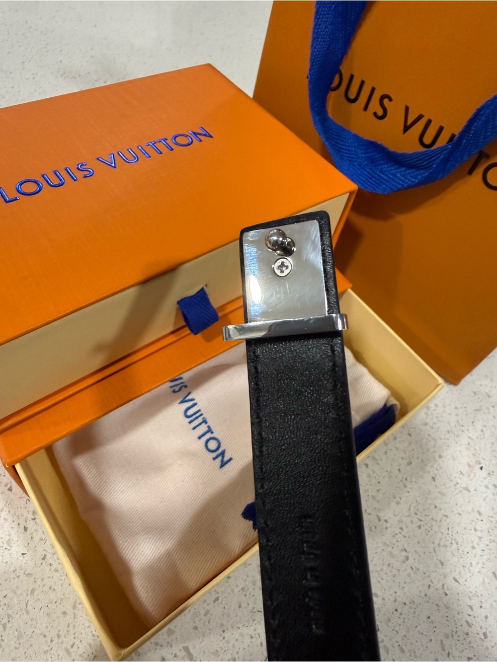 Louis Vuitton Monogram Leather Bracelet Set - Black & Brown - Picture 9 of 10